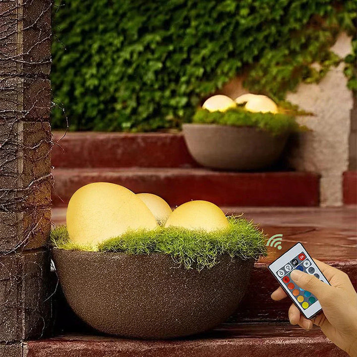 Atmospheric Wireless Garden Lamp - LumaStone-Medium (USB Rechargeable)-The Livary
