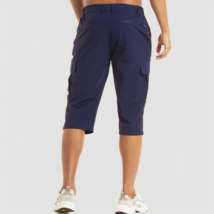 Quick-Drying Cargo Shorts for Men – Rowan-Dark blue-S-The Livary