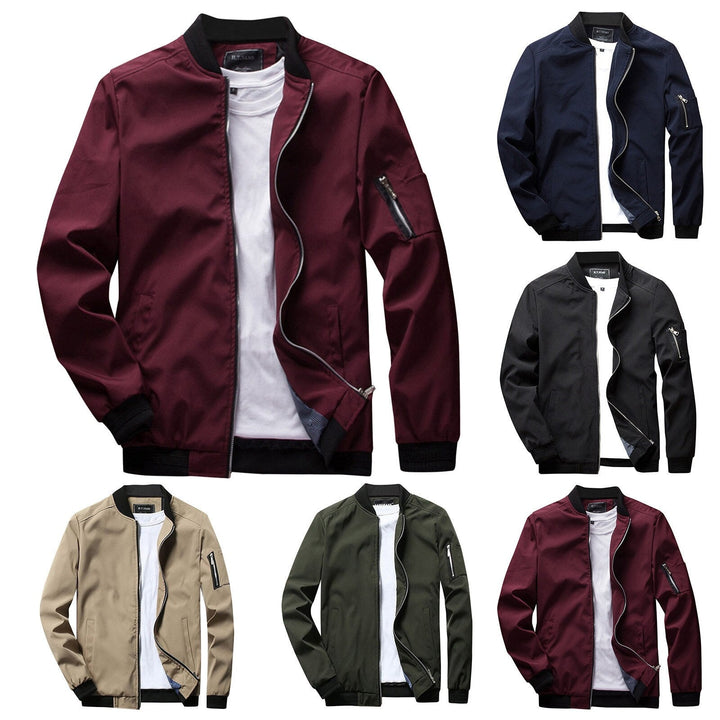 Short Summer Jacket for Men - Orion-Olive green-M-The Livary