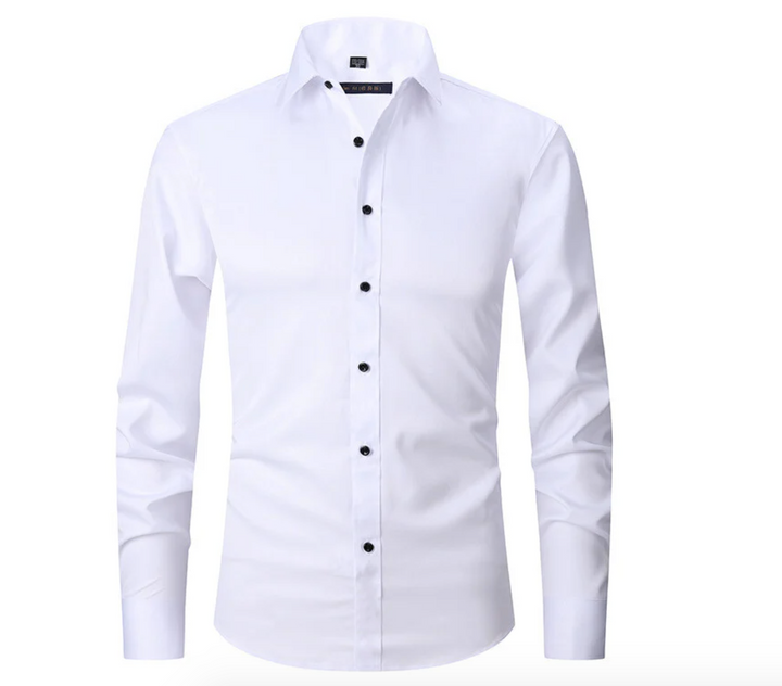 Comfortable Stretch Shirt - Lucas-White-S-The Livary