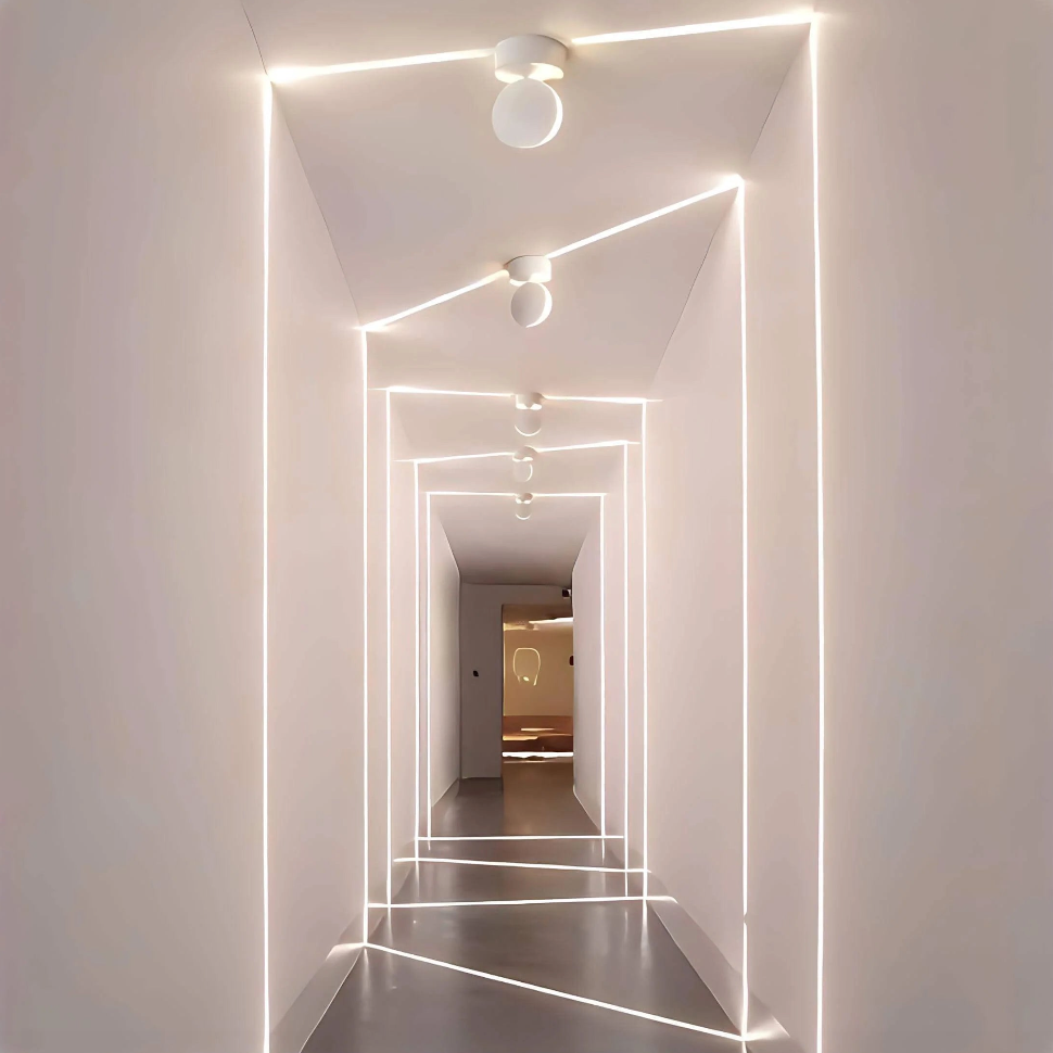 Smart LED Strip Lighting with 360° Projection - Lumovibe-White-Cool white-The Livary