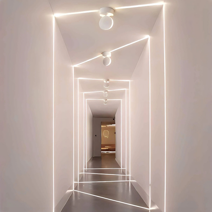 Smart LED Strip Lighting with 360° Projection - Lumovibe-White-Cool white-The Livary