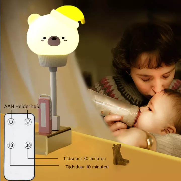 Cute night light - LumiPals-Kitten-No-The Livary