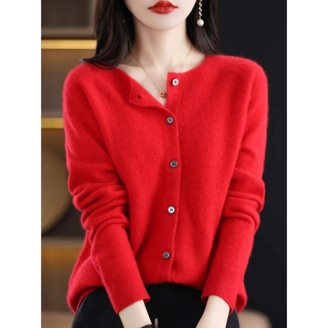 Ladies' O-Neck Vest - Isabella-Red-S-The Livary