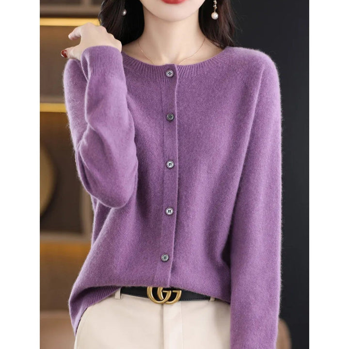 Ladies' O-Neck Vest - Isabella-Purple-S-The Livary