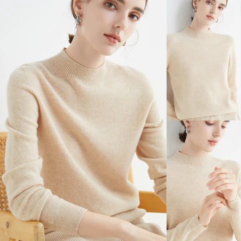 Casual Women's Sweater - Livia-Green-M-The Livary