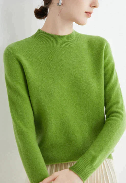 Casual Women's Sweater - Livia-Green-M-The Livary