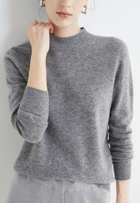 Casual Women's Sweater - Livia-Grey-M-The Livary