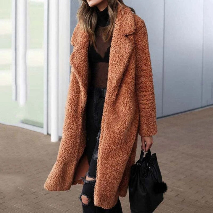 Comfortable Ladies Winter Coat - Mila-Dark grey-S-The Livary