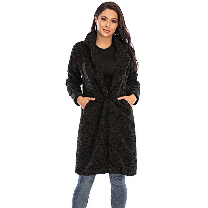 Comfortable Ladies Winter Coat - Mila-Dark grey-S-The Livary