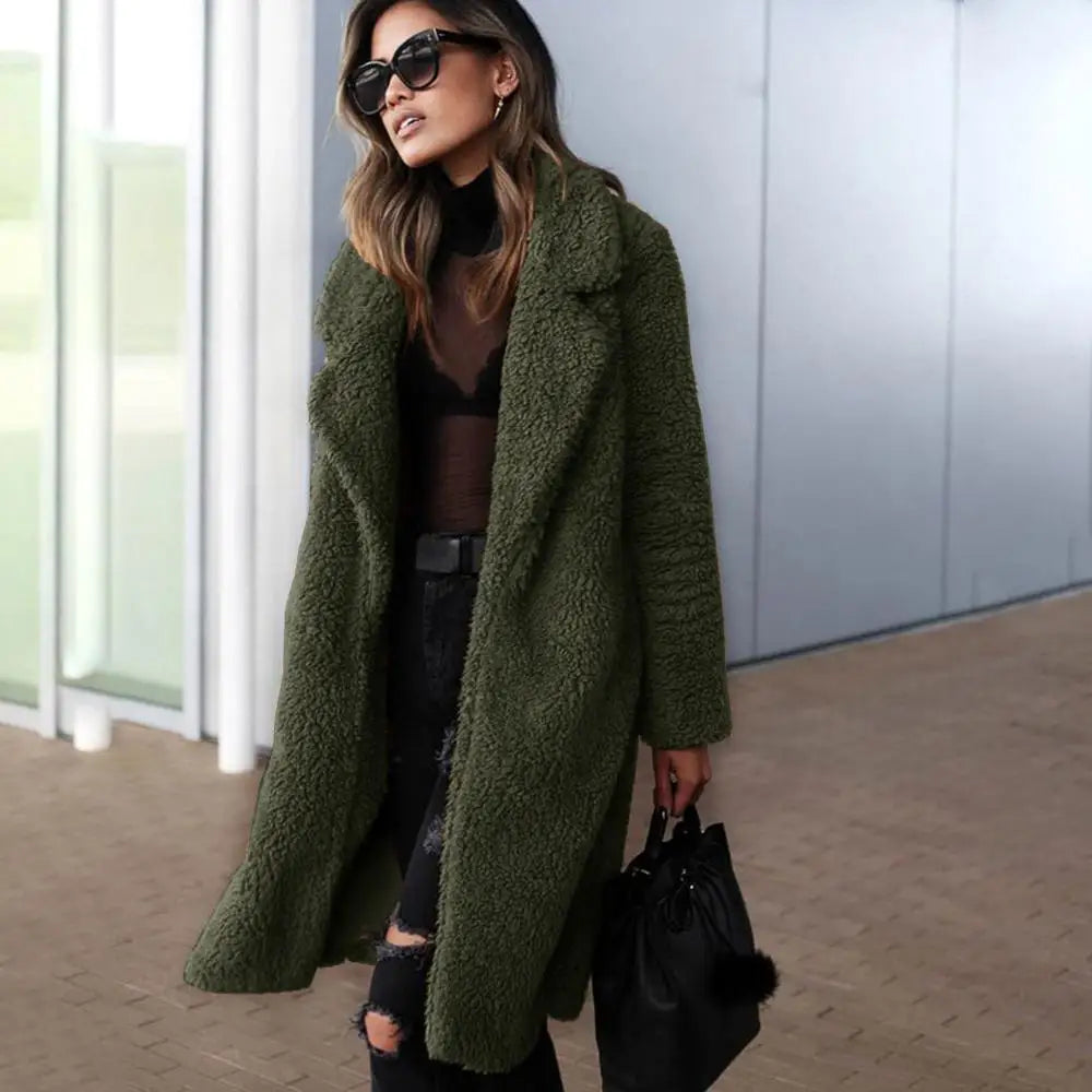 Comfortable Ladies Winter Coat - Mila-Dark grey-S-The Livary