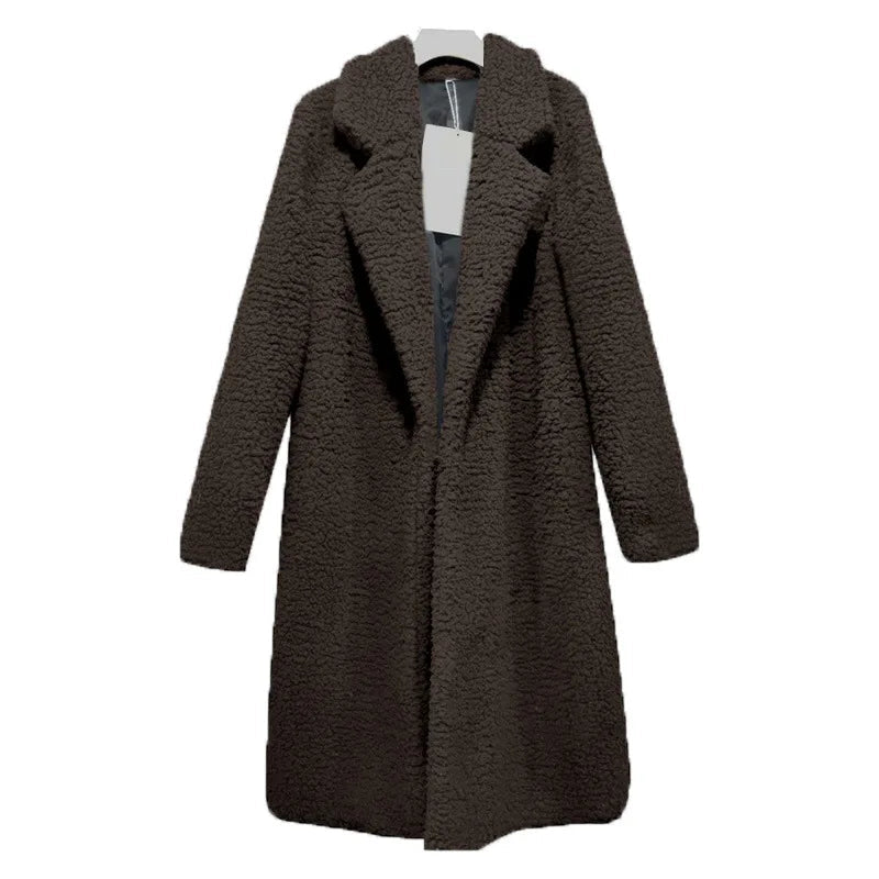 Comfortable Ladies Winter Coat - Mila-Brown-S-The Livary
