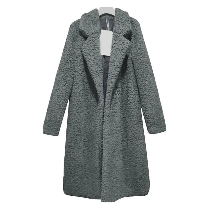 Comfortable Ladies Winter Coat - Mila-Dark grey-S-The Livary