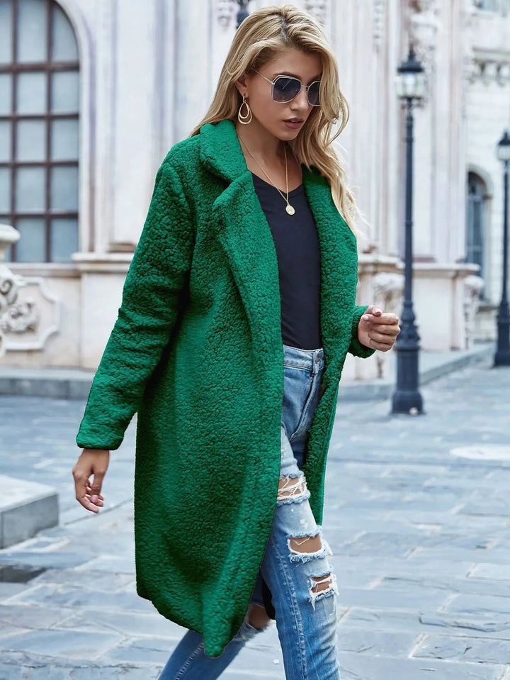 Comfortable Ladies Winter Coat - Mila-Green-S-The Livary