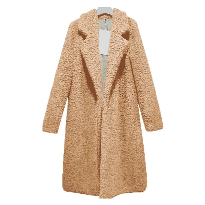 Comfortable Ladies Winter Coat - Mila-Light brown-S-The Livary
