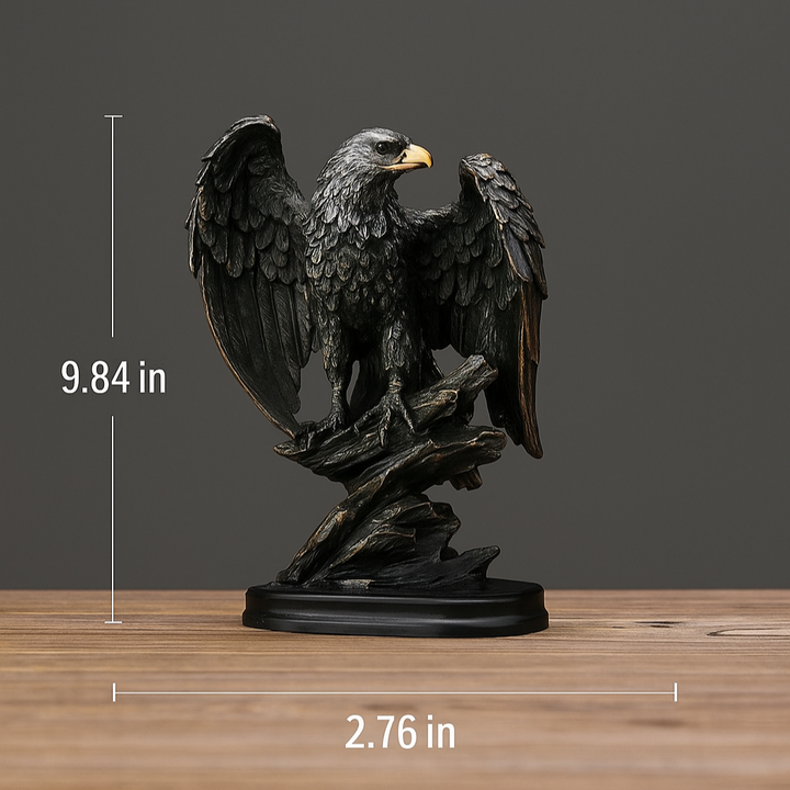 Decorative Bronze Eagle Statue - Aquila-Eagle-The Livary