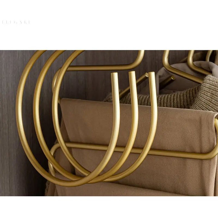 S-shaped Clothes Hangers - FormaS-Gold-The Livary