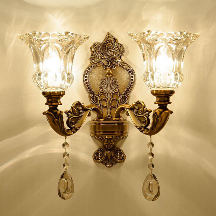 Vintage Gold Wall Lamp – Aureo-2-The Livary