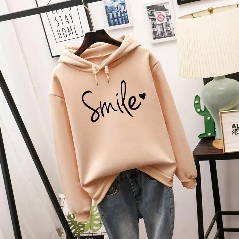 Casual Ladies Hoodie - Liv-Apricot-S-The Livary