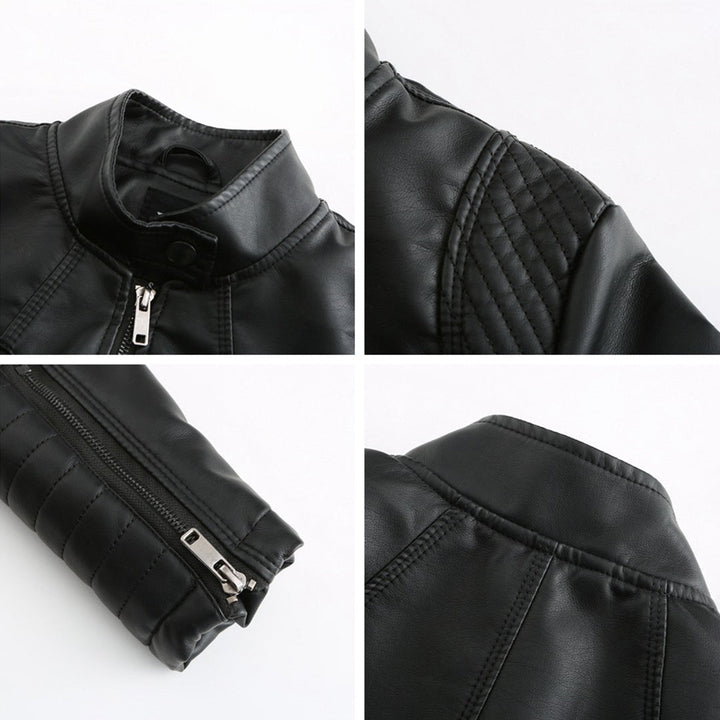 Cool Leather Women's Jacket – Elin-Black-XS-The Livary