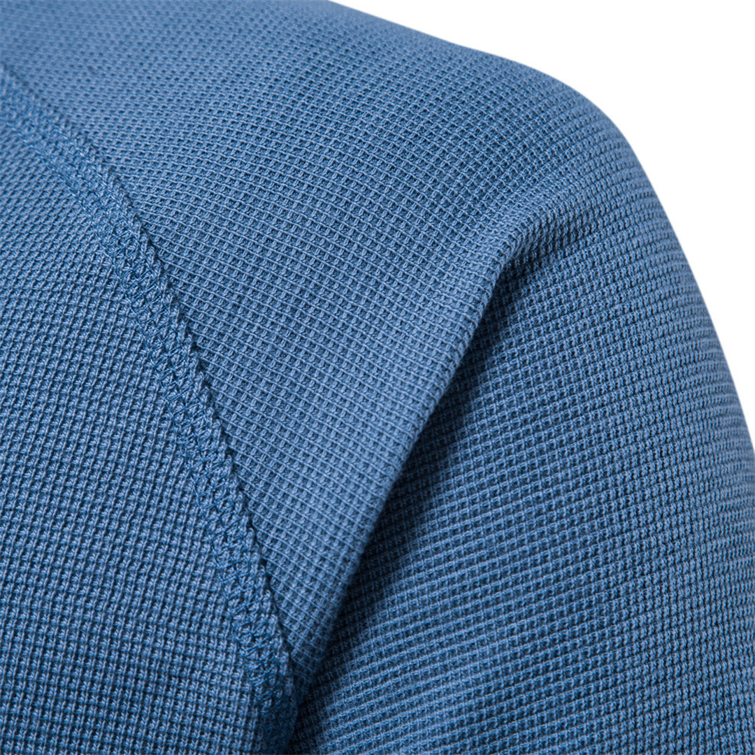 Stylish Men's Long Sleeve Shirt - Milo-Khaki-S-The Livary