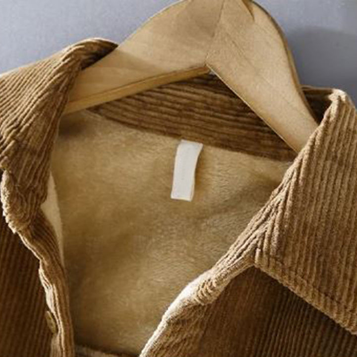 Corduroy Jacket for Men - Victor-Khaki-M-The Livary