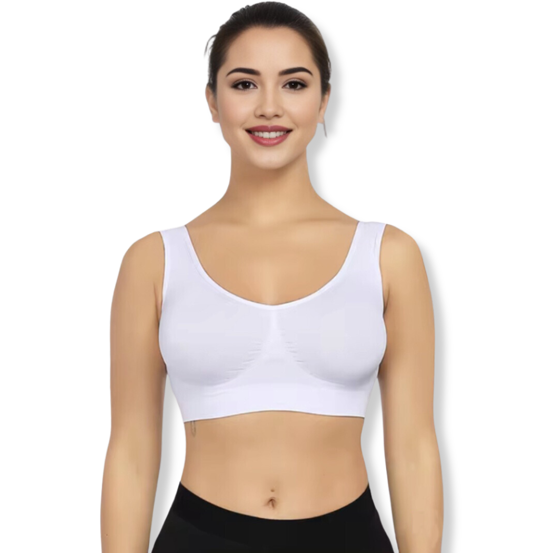Comfort Bra Without Underwire – CloudBra-White-S-The Livary
