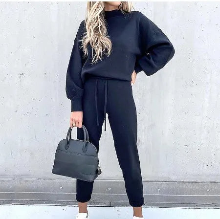 Comfortable Two-Piece Tracksuit - Zoë-Dark blue-S-The Livary