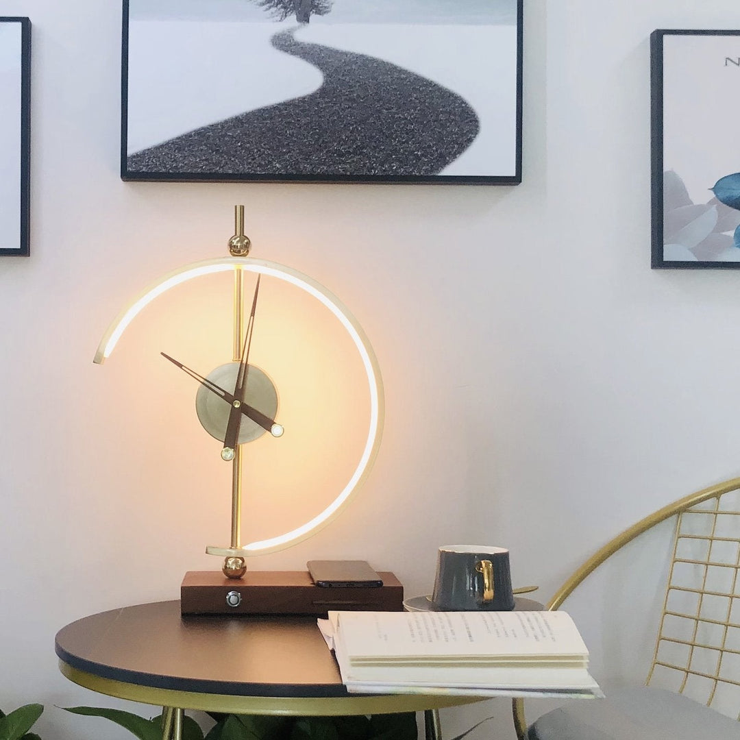 Luxury Rechargeable Lamp Clock - KyotoGlow-The Livary