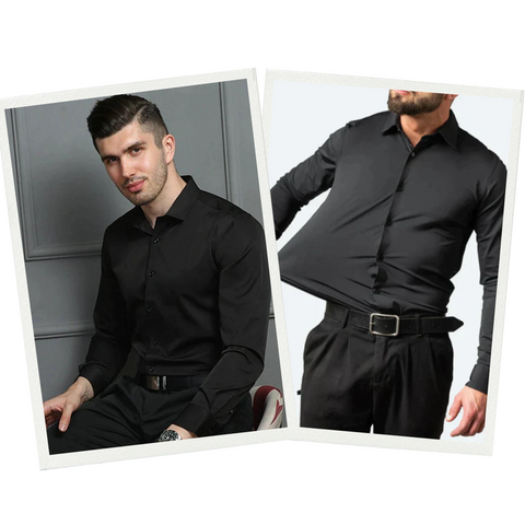 Comfortable Stretch Shirt - Lucas-White-S-The Livary