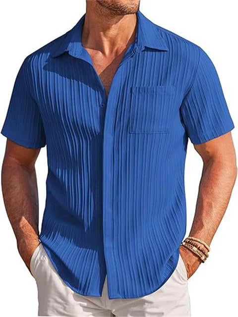 Light Linen Shirt for Men – Breathable & Relaxed Fit – Jonas-Black-S-The Livary