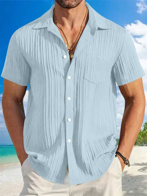 Light Linen Shirt for Men – Breathable & Relaxed Fit – Jonas-Black-S-The Livary