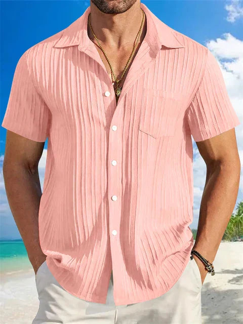 Light Linen Shirt for Men – Breathable & Relaxed Fit – Jonas-Black-S-The Livary