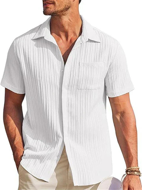 Light Linen Shirt for Men – Breathable & Relaxed Fit – Jonas-Black-S-The Livary