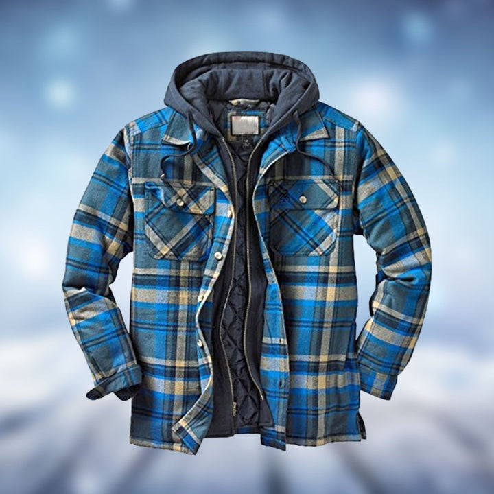 Stylish and Warm Winter Jacket - Evan-Blue-S-The Livary