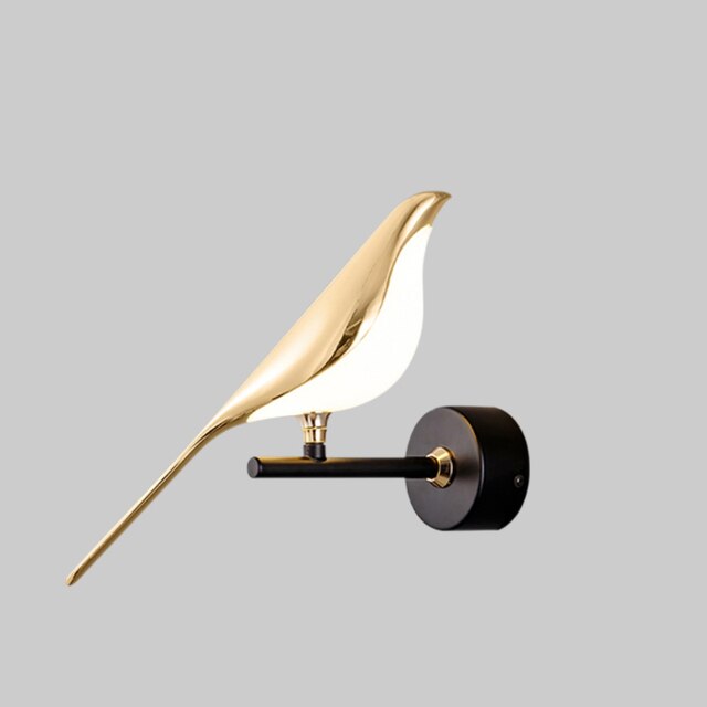 AA OUT OF STOCK Modern Birds Wall Lamp - AviaryGlow-1 Bird Wall Lamp-The Livary
