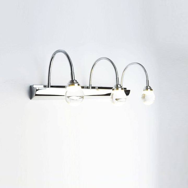 Curved LED Wall Lamp – Arcus-2 lamps-White Light-40cm-The Livary