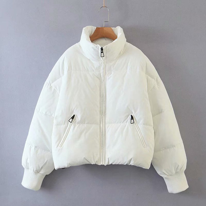 Lightweight Women's Puffer Jacket - Sofia-White-S-The Livary