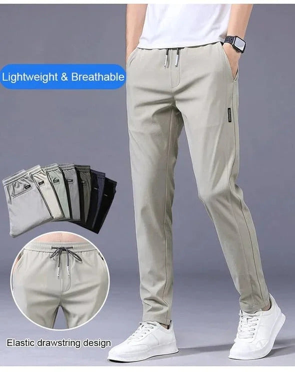 2025 New Models Unisex Quick-Dry Stretch Trousers-Dark grey (Man)-M-The Livary