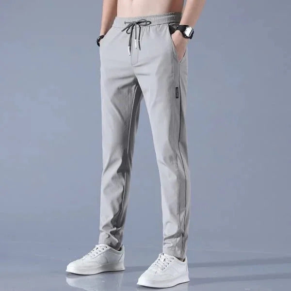 2025 New Models Unisex Quick-Dry Stretch Trousers-Light grey (Man)-M-The Livary
