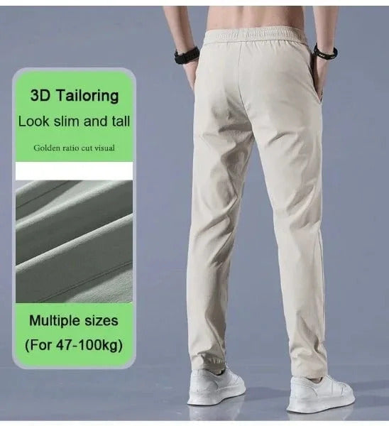 2025 New Models Unisex Quick-Dry Stretch Trousers-Dark grey (Man)-M-The Livary