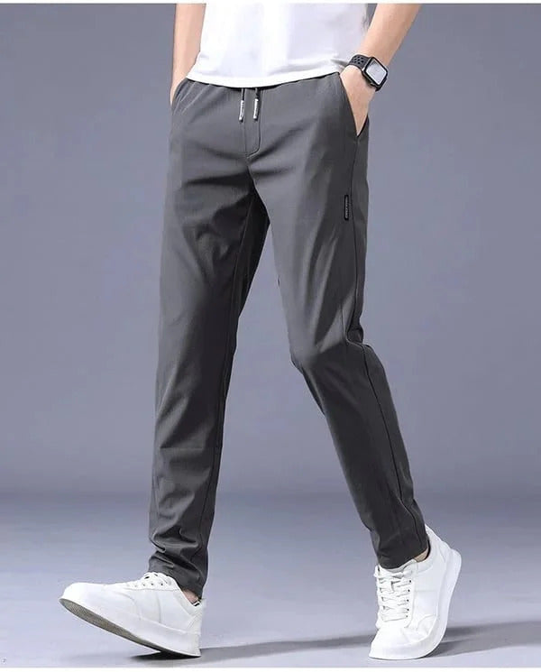 2025 New Models Unisex Quick-Dry Stretch Trousers-Dark grey (Man)-M-The Livary