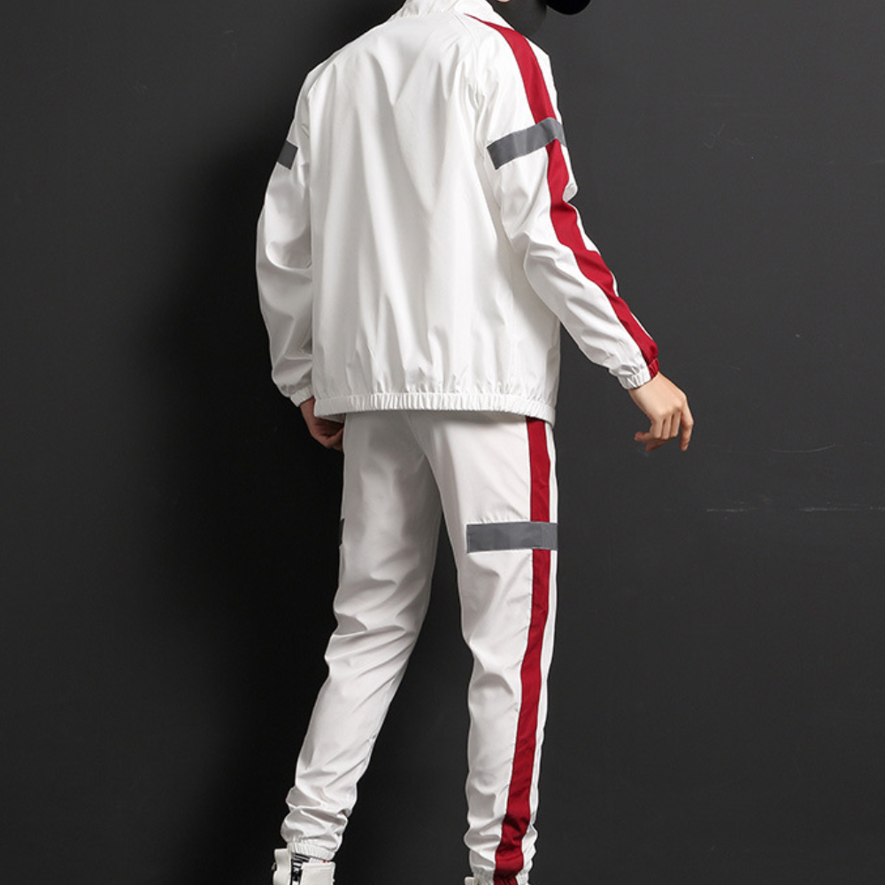 Sporty and Comfortable Tracksuit for Men - Milan-Black-S-The Livary