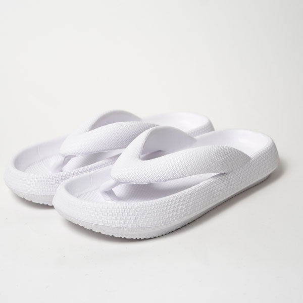 Comfortable Unisex Platform Slippers – Alex-White-3.5-The Livary