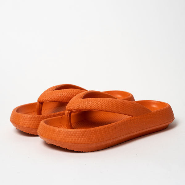 Comfortable Unisex Platform Slippers – Alex-Orange-3.5-The Livary