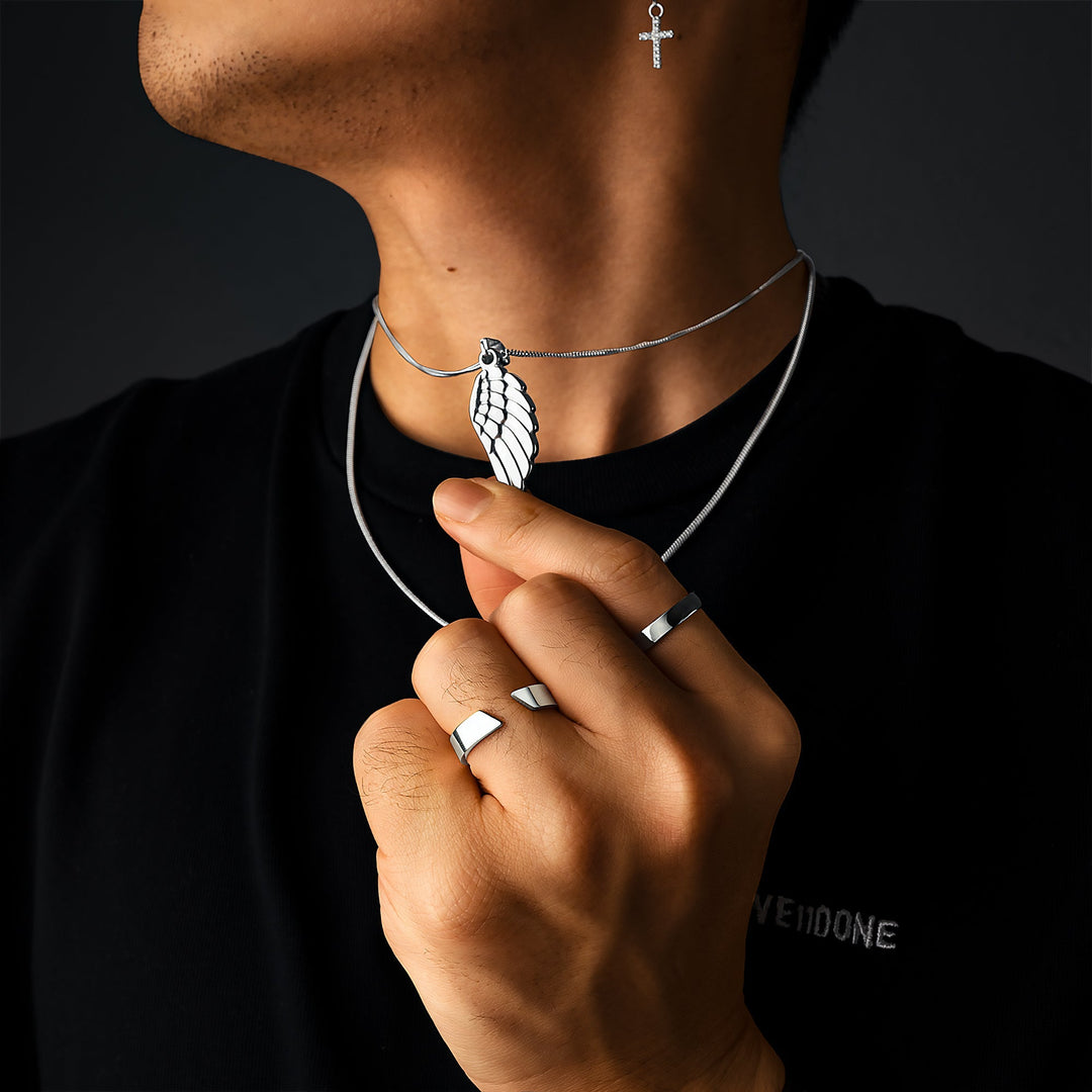 Cool Men's Ring - Arvid-Silver-The Livary