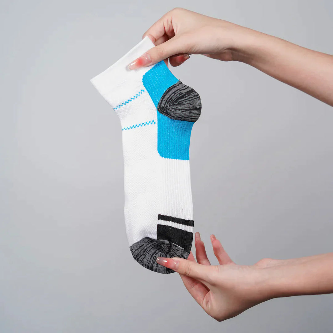 Compression socks - TheraSupport-2 pairs black + 2 pairs white-34-39-The Livary