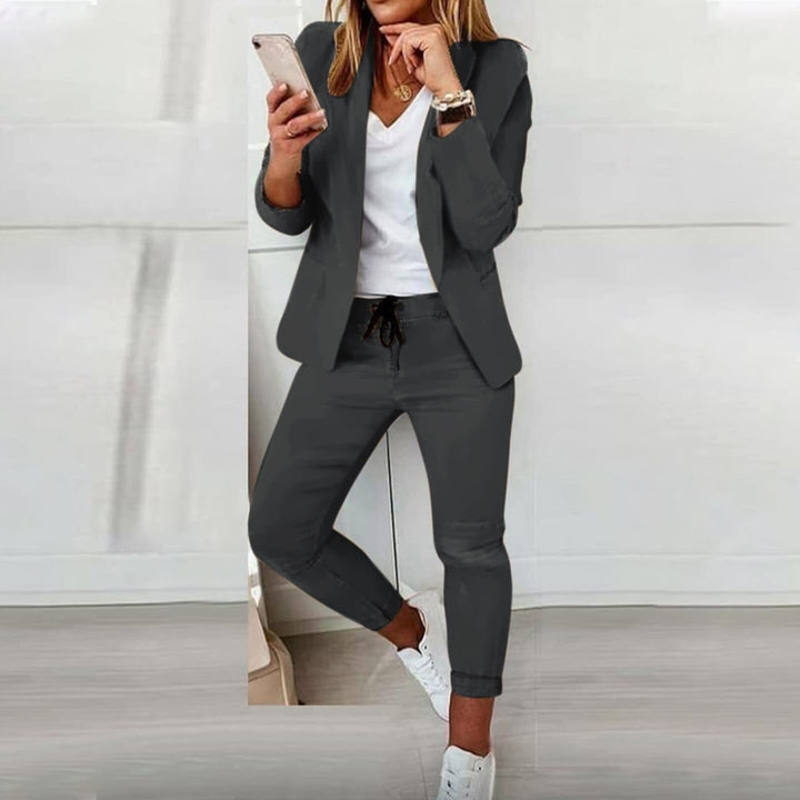 Stylish Women's Suit - Isabelle-Grey-S-The Livary