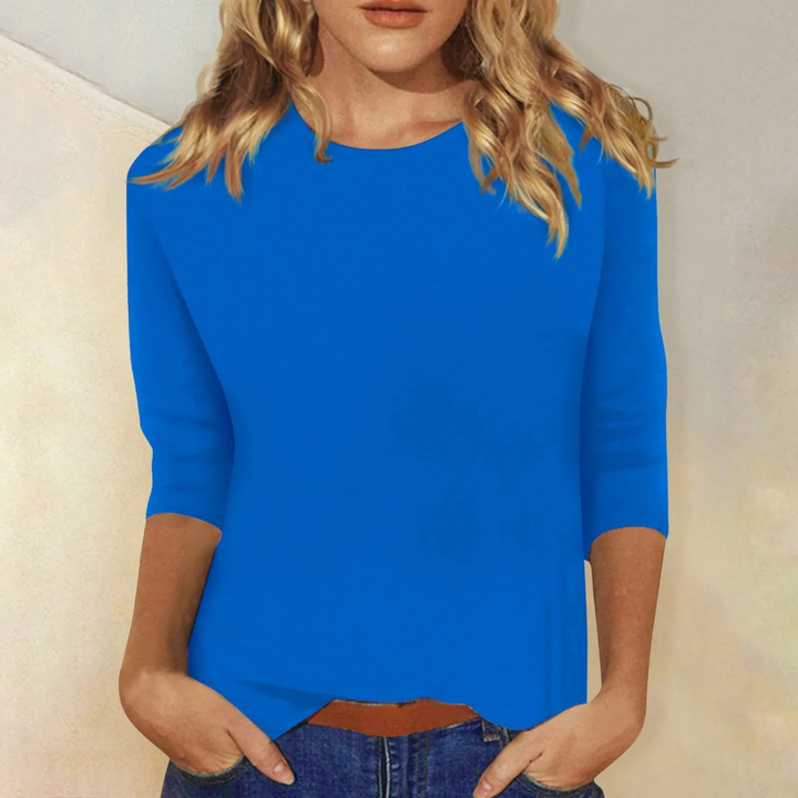 Stylish Long Sleeve Shirt for Women - Ava-Blue-S-The Livary