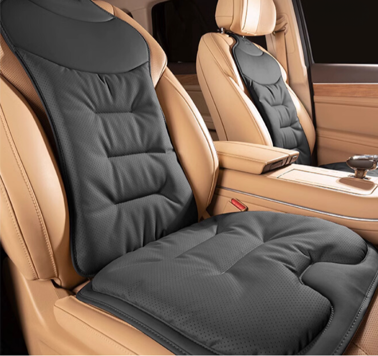 Ergonomic Car Back Cushion – Lumbiva-Black-Without Logo-The Livary